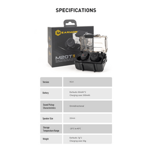 Earmor M20T - PRO Bluetooth in ear høreværn