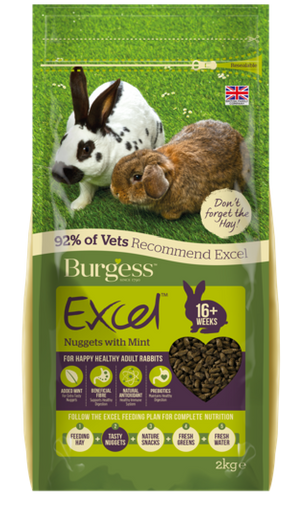 Excel kanin foder - 10kg