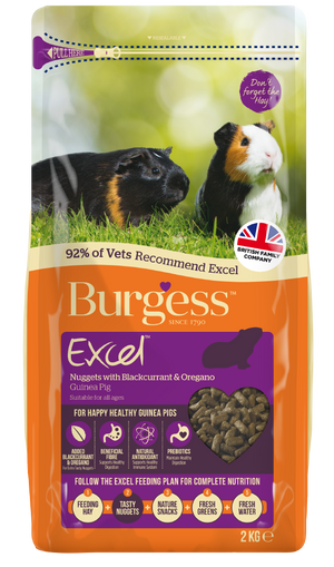 Excel marsvin foder solbær og oregano - 10kg