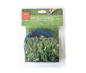 AC Tie Out Cabel with Spring 4,7 m