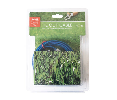 AC Tie Out Cabel with Spring 4,7 m