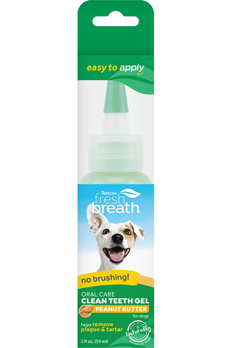Clean teeth oralcare gel - Hund, peanutbutter