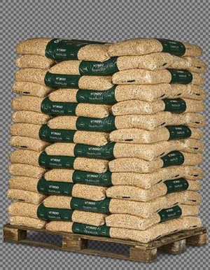 Verdo Premium træpiller - 6mm, 15kg, 840 kg